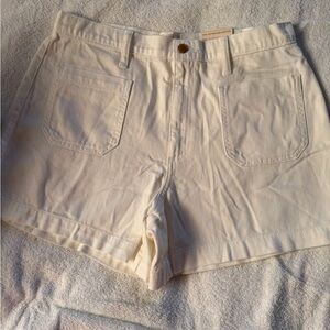 Universal Thread white High-Rise Denim Shorts size 12 new tags